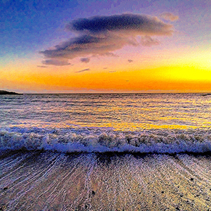 Mellissa's sunset, Annestown Beach